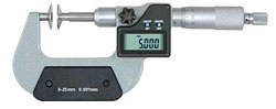 Digitaler Mikrometer zur Zahnweitenmessung, IP40, nach DIN 863